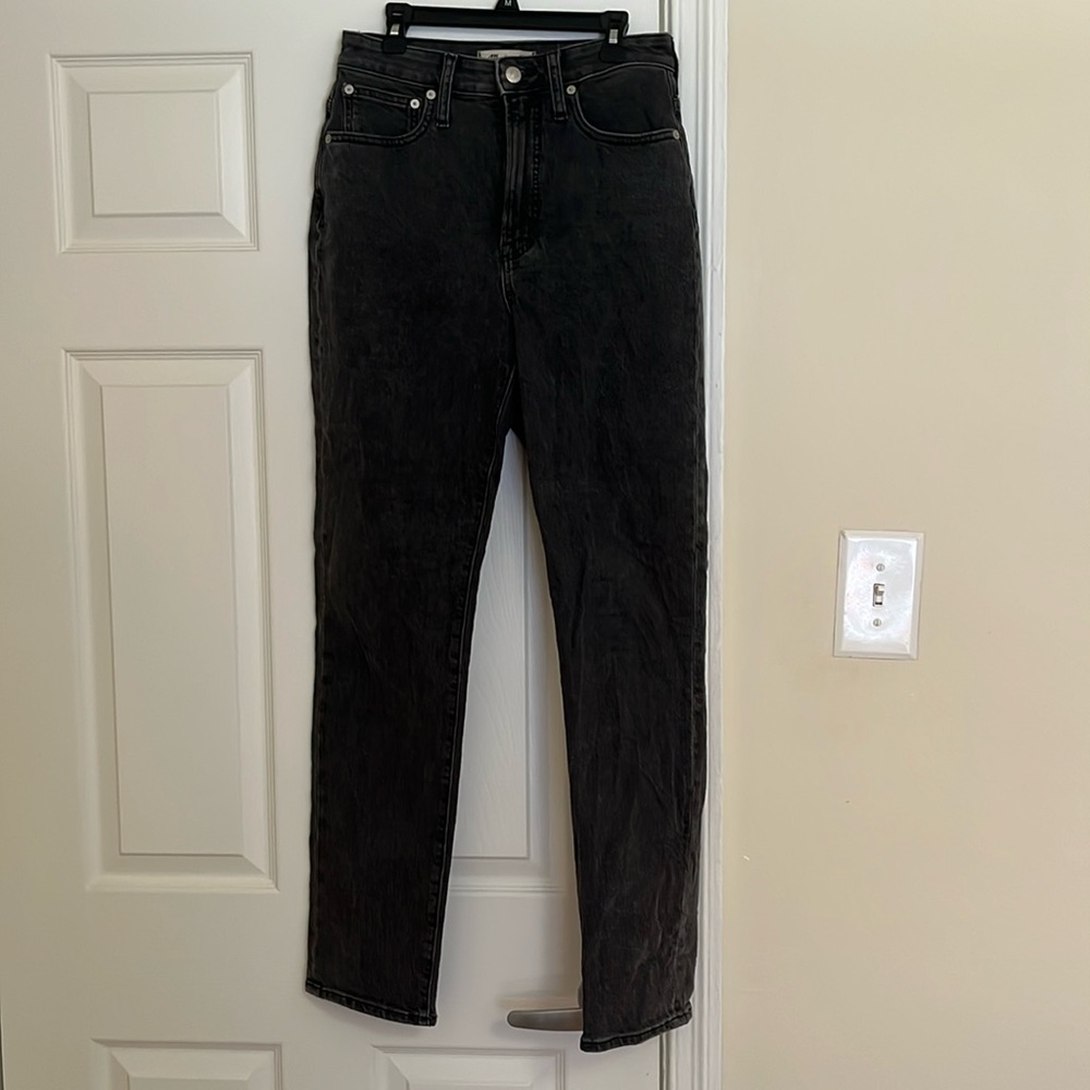 Madewell black balloon jeans